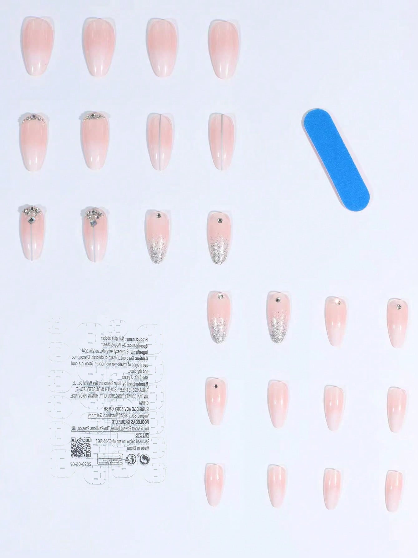 Fresh Painted Almond Press-On Nails - thumbnail 2