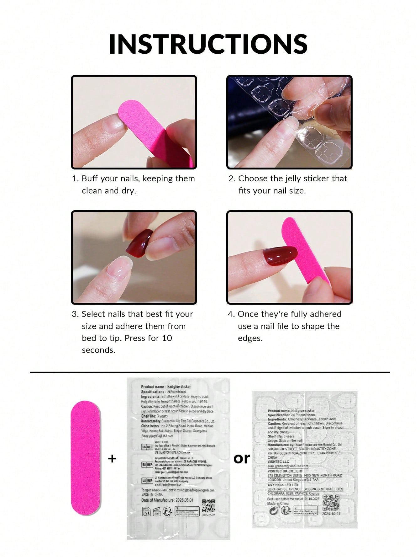 Fresh Painted Almond Press-On Nails - thumbnail 7