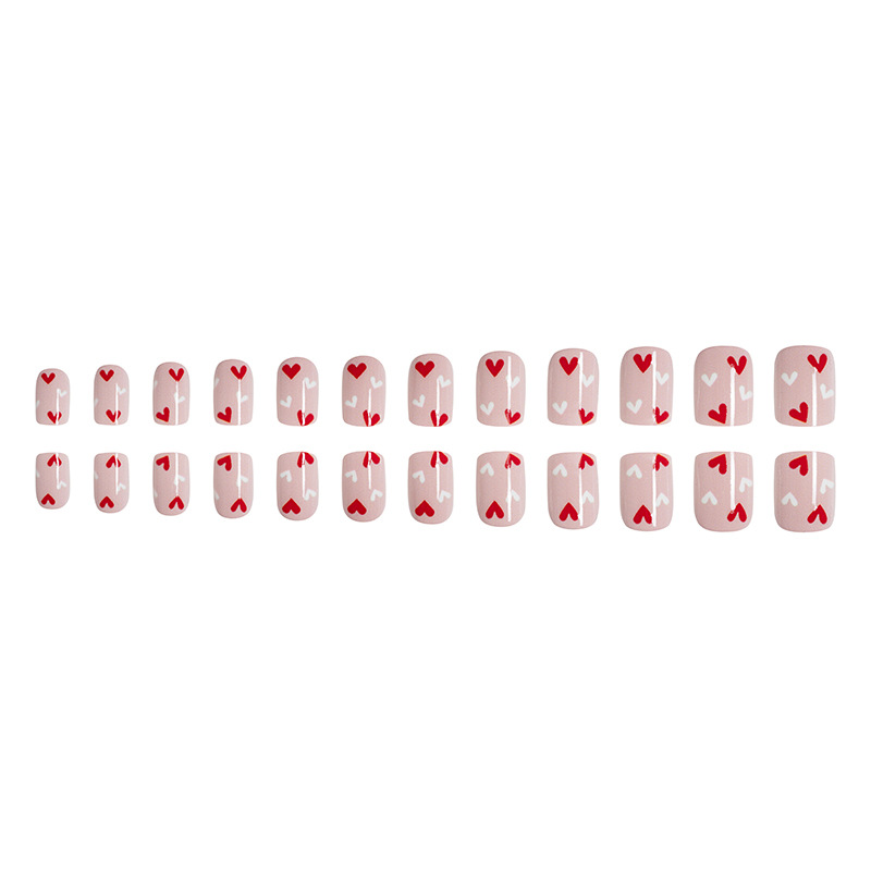 Heart French Press-On Nails - thumbnail 4